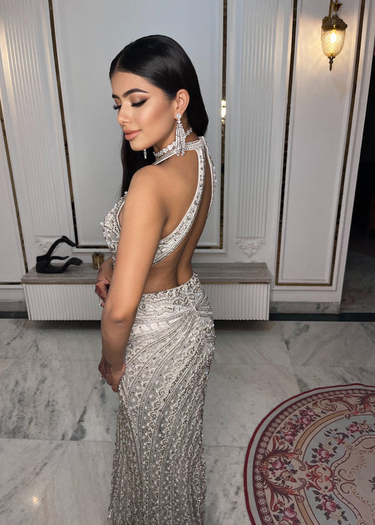 SILVER STRAIGHT FIT DRESS