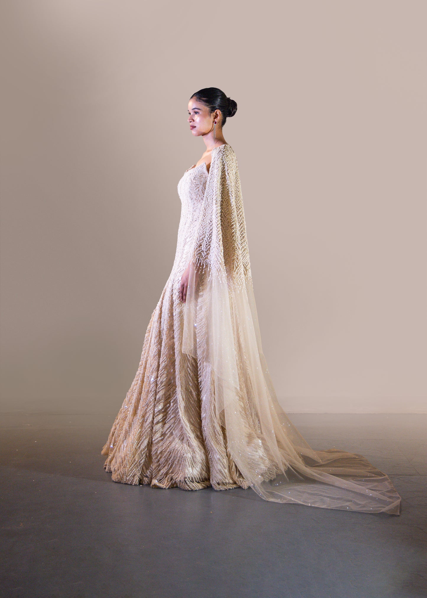 OFF WHITE A LINE DRESS SET