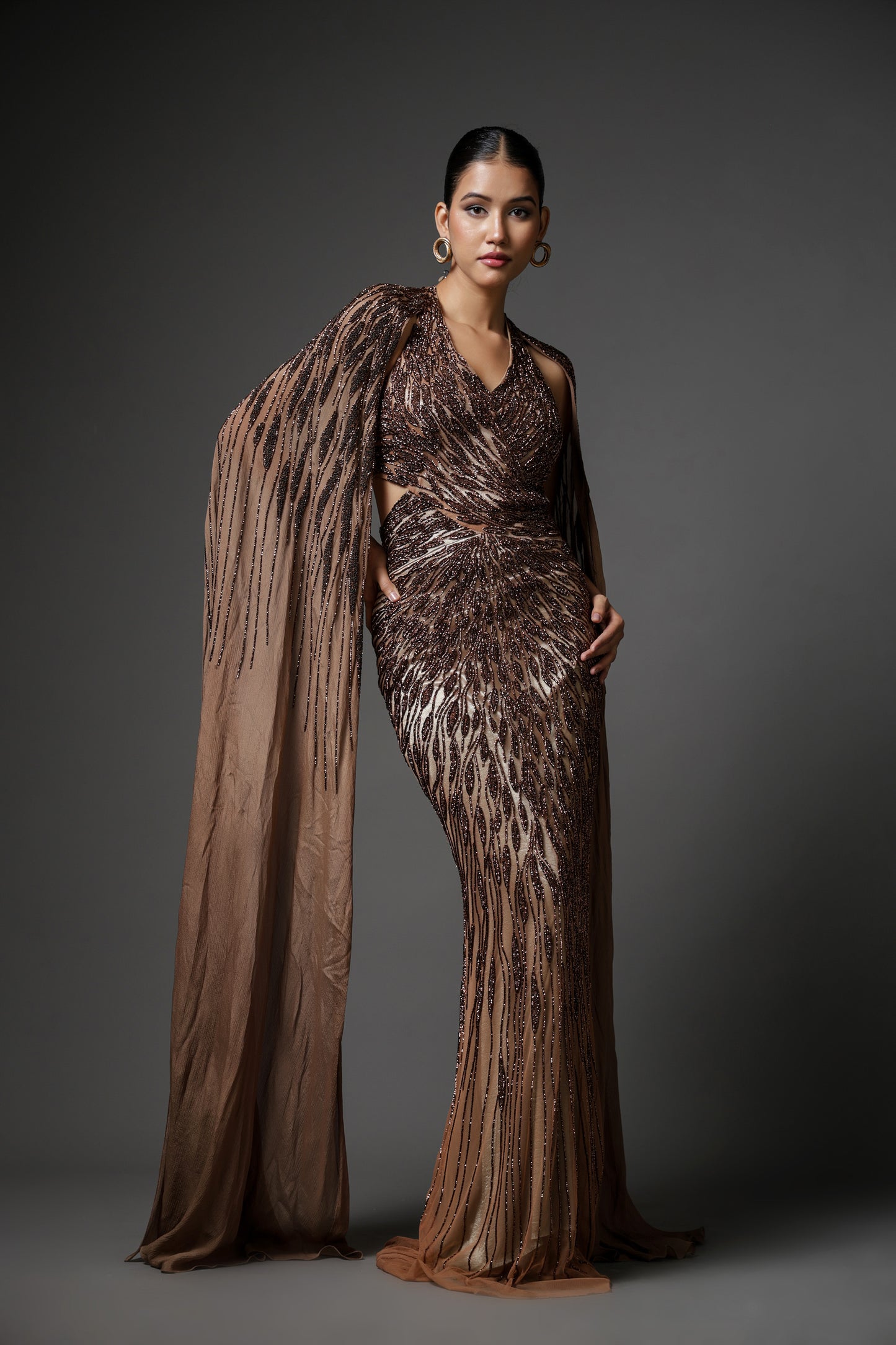 COPPER STRAIGHT FIT DRESS SET