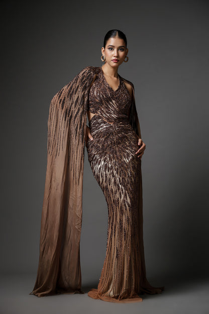 COPPER STRAIGHT FIT DRESS SET