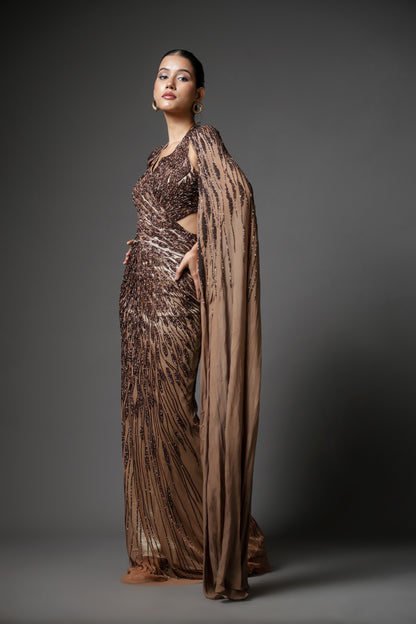 COPPER STRAIGHT FIT DRESS SET