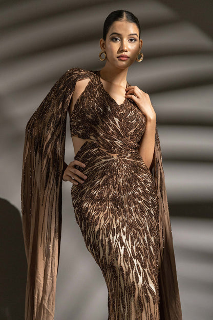 COPPER STRAIGHT FIT DRESS SET