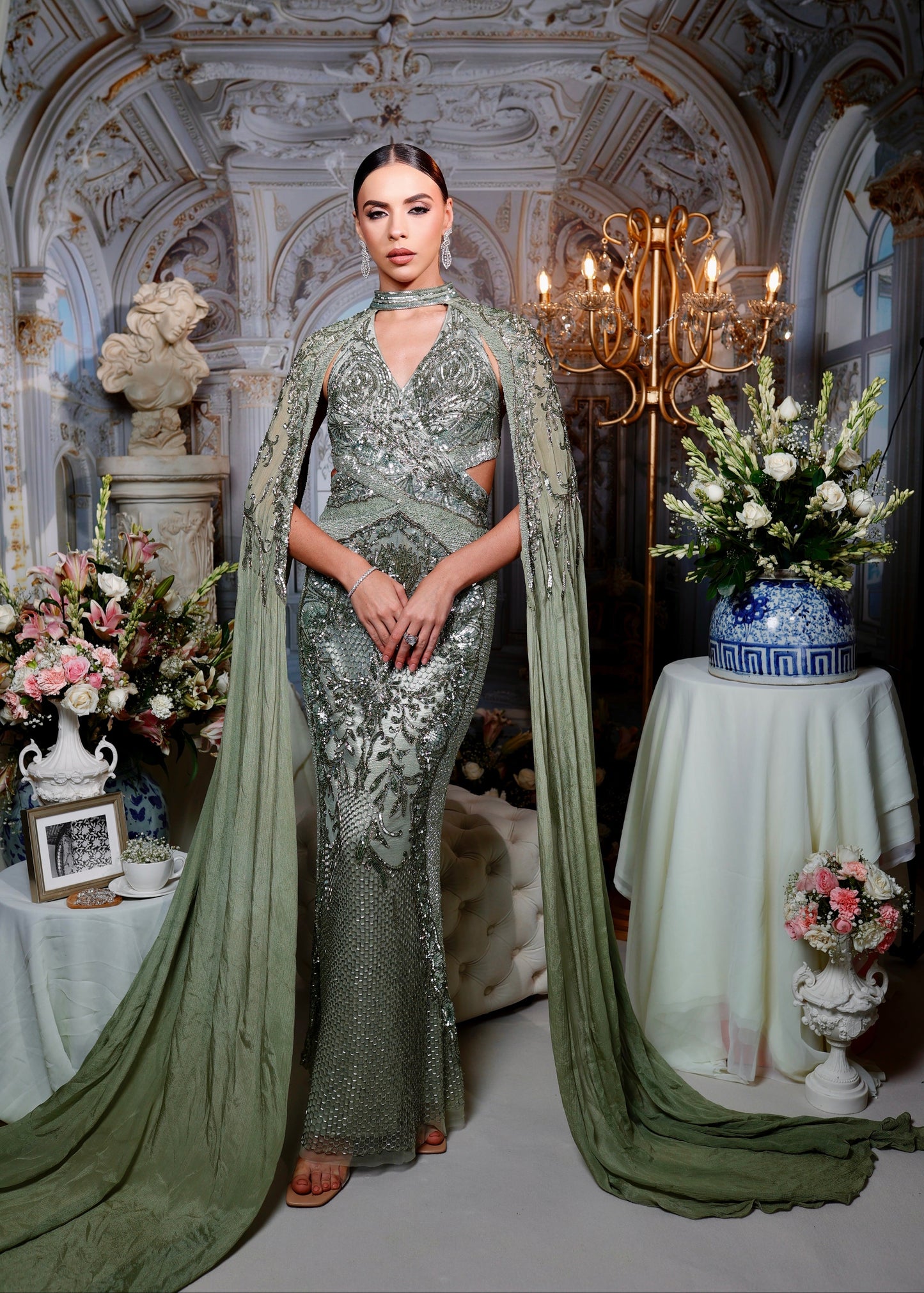 MINT GREEN - STRAIGHT FIT DRESS SET