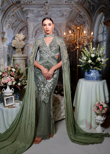 MINT GREEN - STRAIGHT FIT DRESS SET