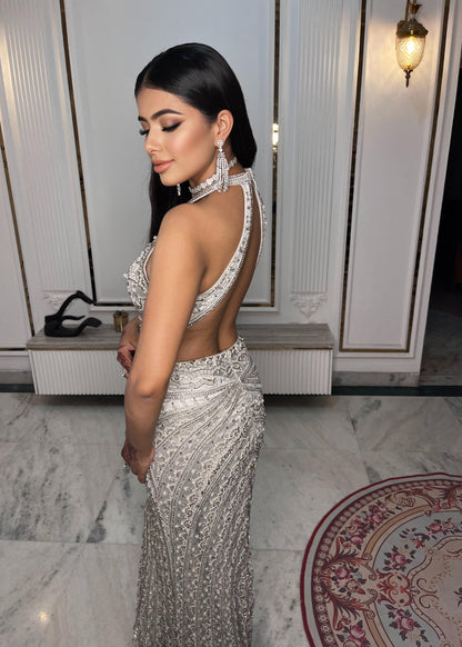 SILVER STRAIGHT FIT DRESS