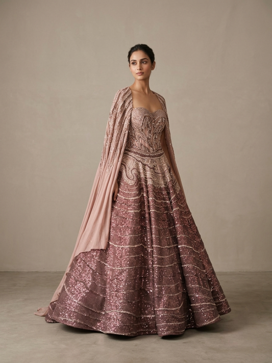 THE AMETHYST WAVE GOWN