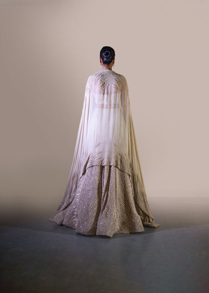 OFF WHITE LEHENGA