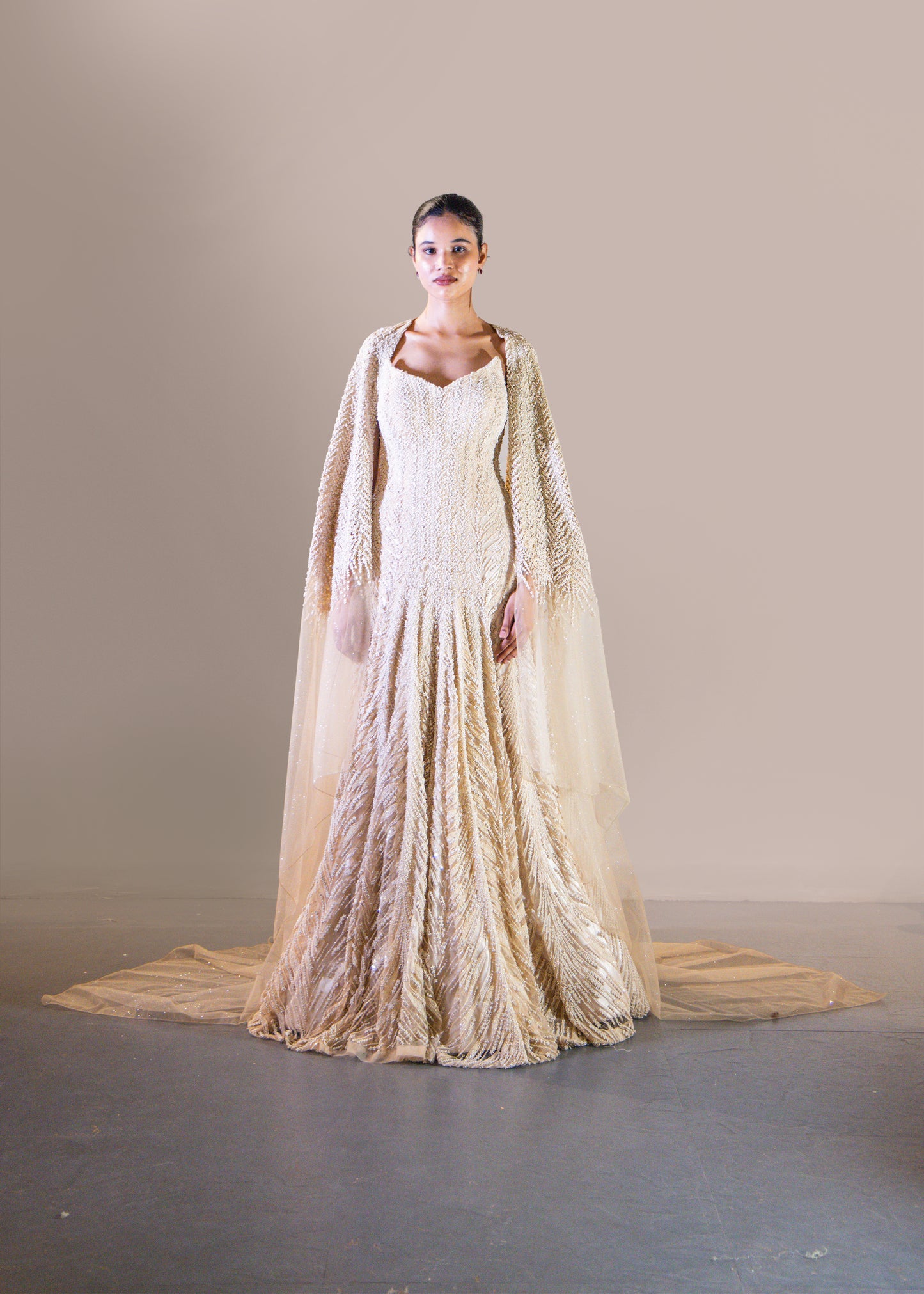 OFF WHITE A LINE DRESS SET