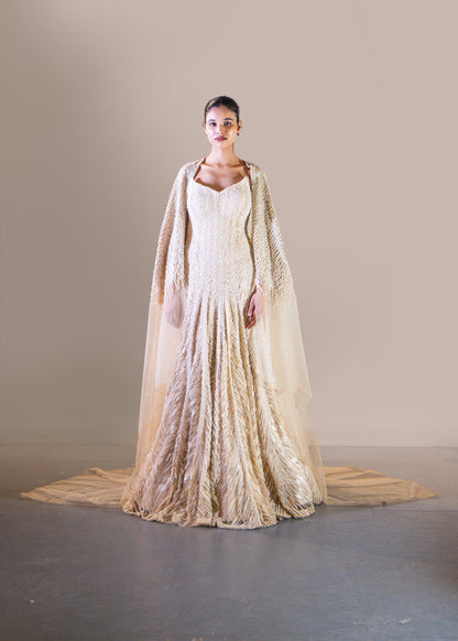 OFF WHITE A LINE DRESS SET