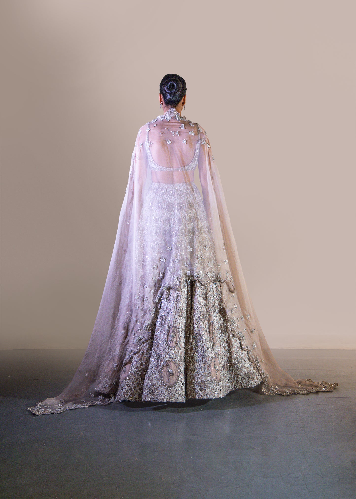 SILVER LEHENGA