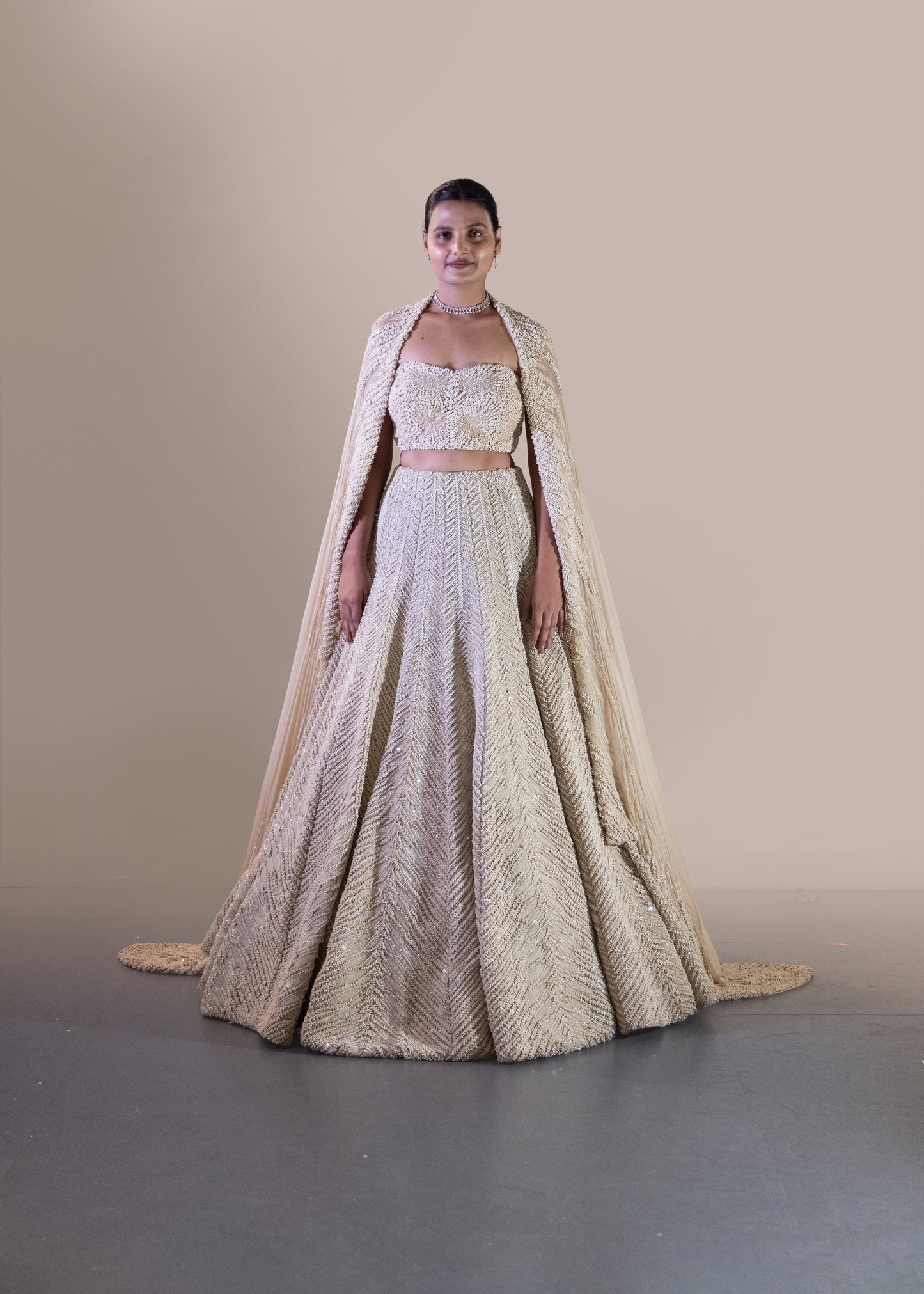 OFF WHITE LEHENGA