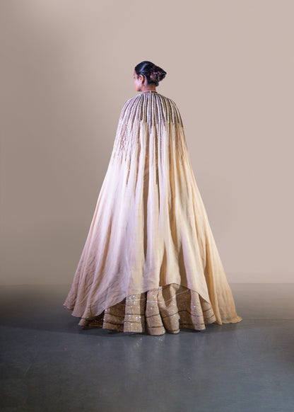 CHAMPAGNE GOLD LEHENGA