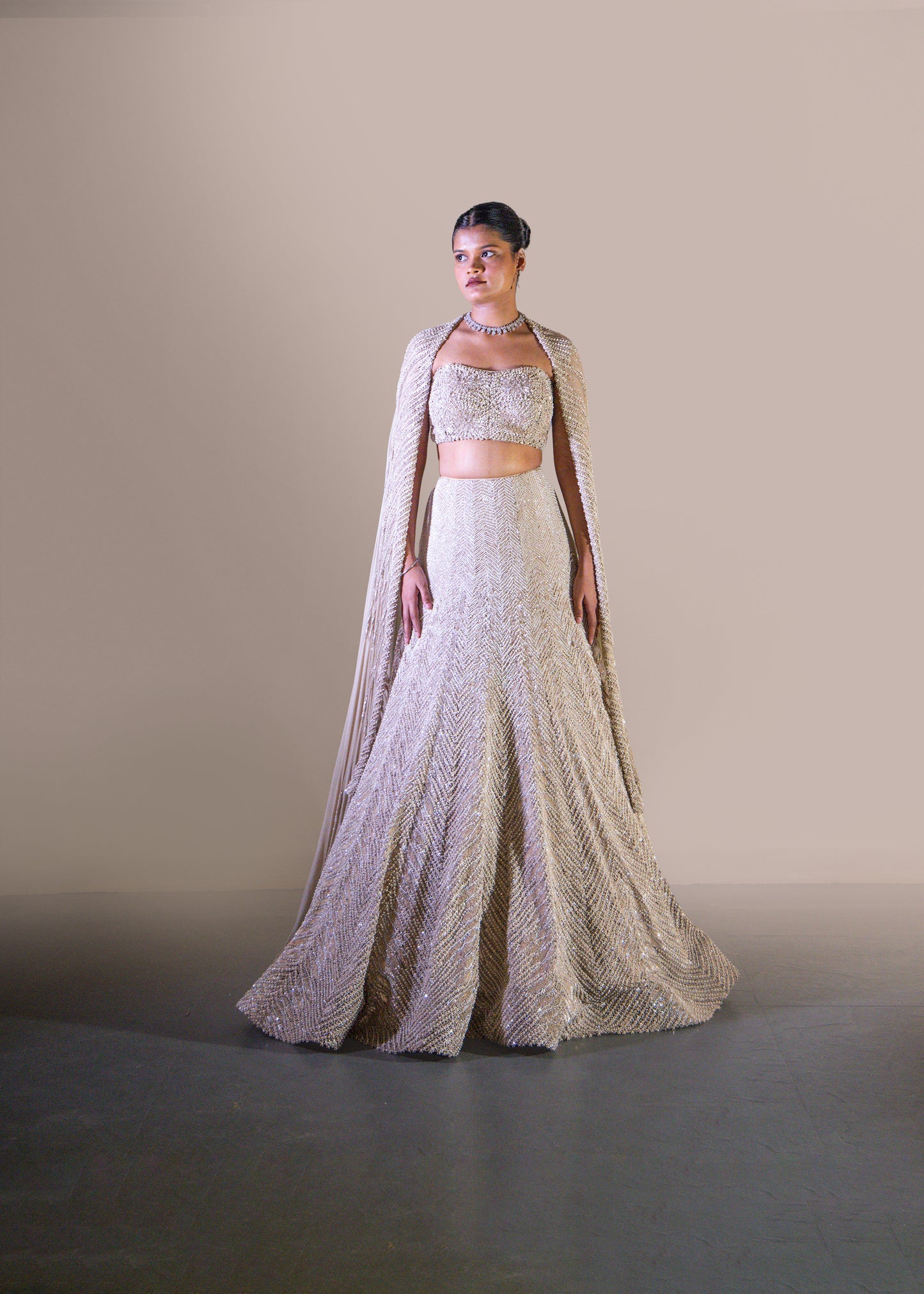 OFF WHITE LEHENGA